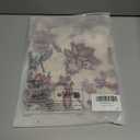 Sunny Spirit Womens Maxi Boho Dresses Floral Print Summer V Neck 2025 Flowy Tassel Long Casual Dress with Long Puff Sleeves (M)