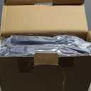 LazBlinds Thermal Insulated Door Curtain Fit Door Size 32"x 80"(284x220cm), Magnetic Hands-Free Self Seal Door Cover, Weatherproof Oxford & Cotton Fiber Fill Blanket for Winter to Keep Warm, Grey