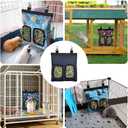 Hanging Hay Feeder Bag for Guinea Pigs, Bunnies, Chinchillas, Stars