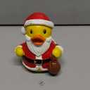 Christmas Santa Claus Duck Sculpture,Cute Resin Christmas Duck Figurines for Car Dashboard Office Desk Home Christmas Decor Novelty Gifts (Santa Claus)