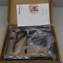 Gate Corner Brace Brackets Heavy Duty Anti Sag Gate Kit with Gate Latch for Wooden Fence Gate Hardware Kit (Single Door Set)