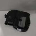 Hanaive 1 Pair Heated Motorcycle Handlebar Gloves ATV Windproof Handlebar Muffs Winter Thermal Muffs Waterproof Bike Mittens Electric Scooter Grip with Reflective Strip for Cold Riding Cycling, Black