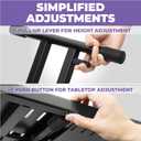 Liquid Stands Expandable DJ Table Stand Portable Audio Mixer Stand - DJ Stand for Laptop & Controller - Midi Keyboard Stand & Synth Stand - DJ Booth Portable X Style Keyboard Stand & Tabletop DJ Desk