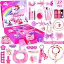 Advent Calendar 2025 Girls 24 Days Christmas Countdown Calendar Unicorn Kit Xmas Gifts for Kids Christmas Stocking Stuffers Toys for 4 5 6 7 Year Old Girl Birthday Xmas Gifts