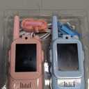 Video Walkie Talkies for Kids  Kids Walkie Talkies 2 Pack with Voice Changer, 1000 Feet Range, Fun Toys for Indoor Play, Camping, Hiking, Travel  Birthday for Boys and Girls Ages 3-10 (Blue+Pink)