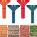 Coin Wrappers Assorted 100 Pcs & 4 Coin Sorters Tubes, Coin Rolls Wrappers for Penny, Nickel, Dime and Quarter