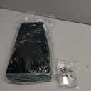 Blissun Christmas Tree Collar, Velvet Foldable Christmas Tree Ring with Golden Dotted line, Christmas Tree Skirt for Artificial Christmas Trees Decoration, Green