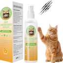 Cat Deterrent Spray, Natural Cat Repellent for Urine Marking, Cats Scratch Deterrent & Training Aid Spray to Safe for Furniture & Plants, Indoor & Outdoor Use  5.92 fl oz