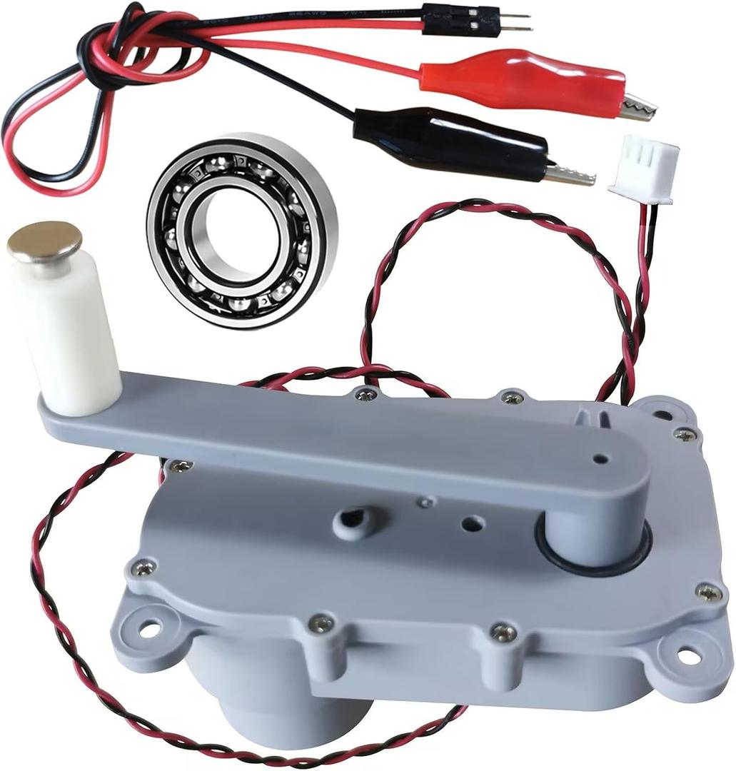 Nightbreeze DIY Hand Crank DC Generator with Ball Bearings LED Beads Small Manual Generator No Load DC Voltage 1-12V Physics Teacher's Gift Science Education Experiment for Home School