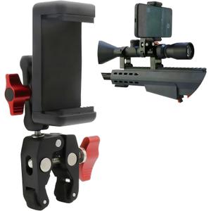 3 x Universal Barrel Scope Phone Clamp, Action Camera Gun Mount Adapter, Bike Motorcycle Handlebar Phone Holder