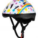 Kids Helmet Adjustable for Kids Ages 3-8 Years Old Boys Girls, Toddler Bike Helmet for Cycling Roller Skating Skateboard-(White Star)