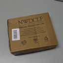 5x7 Cute Picture Frame, Wavy Curved Photo Frame with 4x6 Mat and Real Glass, Unique Funky Frame for Table and Wall Display, Home Office Desk Decoration Art, Baby Girl Gift (5x7, Light Pink)