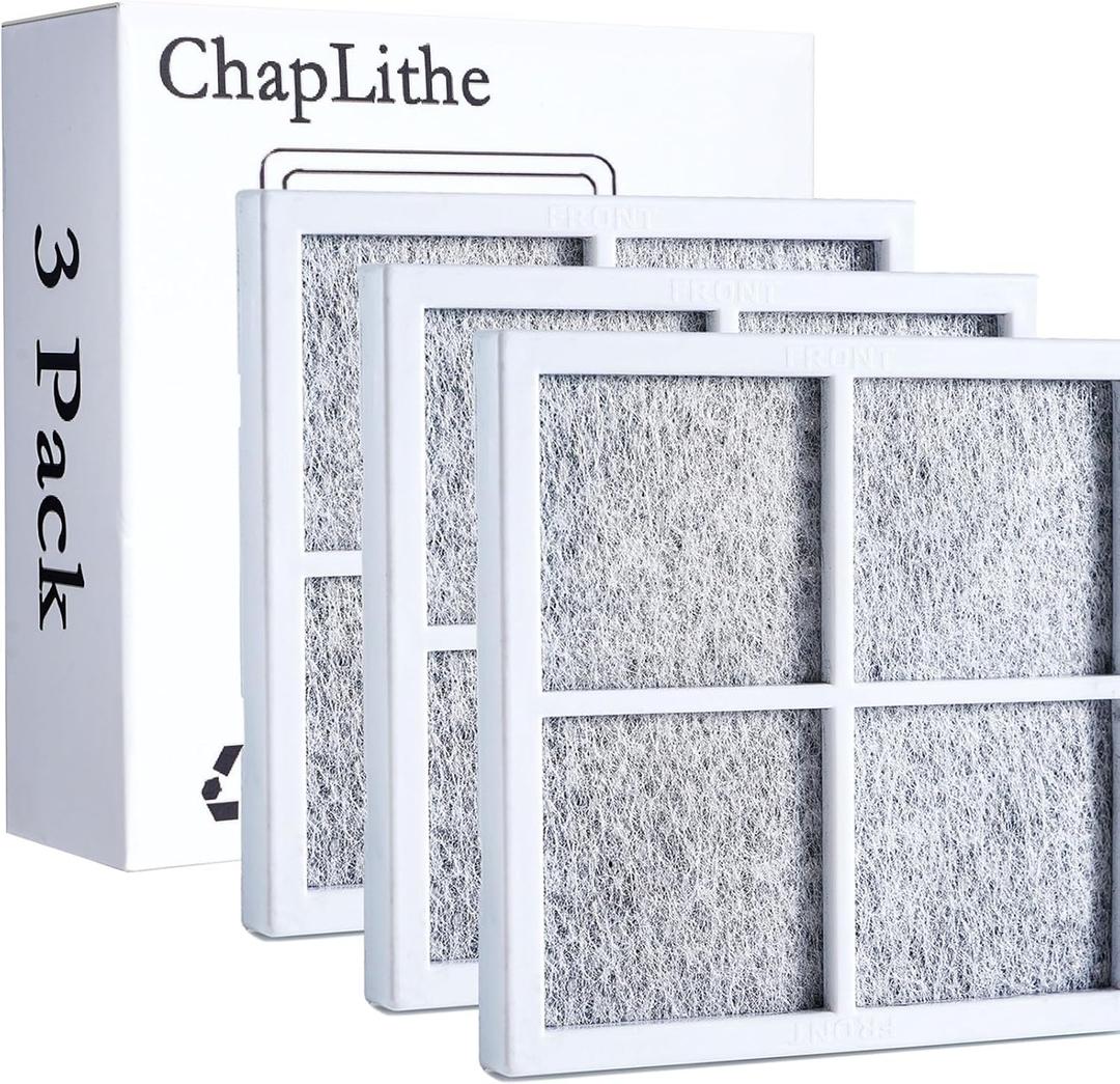 Air Filter for LG LMXS30776S, LMXS28626S, LFX25991ST, LFXS28968S/D, LRMXS2806S, LFXS26973D, LFXS30766D, LMXS27626S/D, LFX28968ST, LFXS30726S Refrigerator Fresh Air Filter Replacement(3 Pcs)