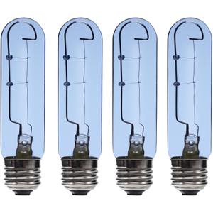 Upgrade 7006999 Blue Glass Lamp Bulb Replacement for E26 40W Freezer Refrigerator Light Bulb Compatible Sub-Zero Refrigerator - 2-Year Warranty4 Pack