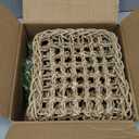 Bearded Dragon Tank Accessories, Reptile Mat Hammock Plants Bridge Jungle Climber Vines Terrarium Decorations for Leopard Gecko, Hermit Crab Lizard Snake (9 PCS Without Reptile Mat)