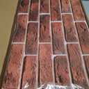 Commomy 3D Brick Wall Panels Peel and Stick - 12 pcs of 22.8" x 11.8" - Thin & UrltraLight Red Brick Wallpaper Stick on Tile for Kitchen, Bedroom, Living Room,TV Background,RV(Covers 22.48 sq.ft)