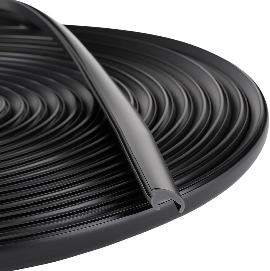 Frienda Upgrade Window RV Seal, 40ft, 5/16 x 9/16 Inch Rubber Waterproof RV Seal Strip, Car Window Glass Edge Weather Stripping, Windshield Locking Gasket for Camper Marine Boat Truck