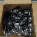 Brightown 108FT 52 LED Solar String Lights Outdoor with Remote & USB Port, Shatterproof Bulbs, Dimmable & Timable, 3 Light Modes, Patio Lights Solar Powered for Camping Backyard Garden Decor