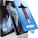 MAGIC JOHN 2 Pack Tempered Glass Screen Protector for iPhone 11 Pro/X/XS, Auto Dust-Elimination Installation, Bubble Free, HD Clear, Easy Installation