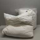 MIULEE Throw Pillows Inserts, Pack of 2 12x20 Inch 100% Virgin Fiber Filling Bed Couch Pillows