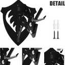 2 x 2 PCS Medium Hooker Trophy Mount | 5-Level Angle Adjustment | Concealed Screw Mounting | Screws Included