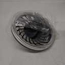 Socket Ceiling Fan Light,Bulb Socket Fan with Remote,Dimmable E26 Base Ceiling Fans with Lights for Bedroom,Screw in Fan and Light Combo,Mini Small Ceiling Fan with Light,Recessed Light Fan Lamp (Black)