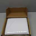 Amazon Basics Breathable, Stretchy 100% Cotton Jersey 3-Piece Bed Sheet Set, Includes Flat and Fitted Sheets, Pillowcase, Twin, White