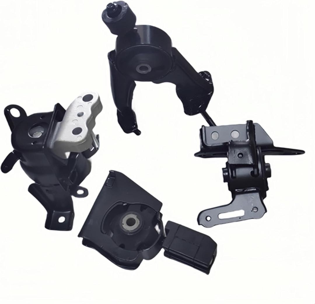 Yllhaoyuan Complete Engine Mount Set of 4 Compatible with 2014-2019 Corolla 1.8L Sedan CVT - Replaces EMT9875 A42019 A62023 A42026