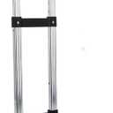 Backpack Hand Truck YUB Wheeled Cart Trolley Hand Aluminum Alloy Folding Trolley Cart for Schoolbag (Black)