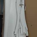 ChooChoo Narrow Console Table with Drawer, Chic Accent Sofa Table, Entryway Table, 39.3 Inch, White