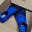 Sporti Adult-Kids Swim Fins for Pool Lap Swimming - Long Floating Fins for Swimming & Snorkeling - Swim Flippers for Training (M 9-10 / W 10-11)