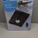 Foot Massager for Neuropathy,Plantar Fasciitis, High-Frequency Vibration Feet Massager with Heat, 30 Speed Levels & 3 Angles Relax Calf Leg and Foot for Circulation Pain Relief, Remote Control (Black)