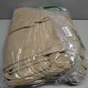 Bedsure GentleSoft 100% Cotton Large Blanket Oversized King for Bed 120x94 inches - Breathable Soft Cozy Herringbone Woven Blanket for Summer, Couch Cover, Linen Beige