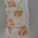 Autumn Dream Rose Beige Blackout Soundproof Curtains Panels for Bedroom Grommet Top Floral Farmhouse Curtains Drapes for Living Room, Dining Room,52 by 84Inch (52"W x 84"L (Pack of 1))