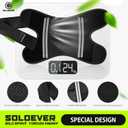 Ultra Breathable Knee Brace with Side Stabilizers for Women & Men, Adjustable Knee Support for Knee Pain Relief, Meniscus Tear, Arthritis, Tendonitis, ACL, MCL and Injuries Recovery, Anti-Slip Fit for Sports & Workout (Black, X-Large)