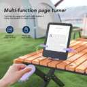 Remote Control Page Turner and Stand for Kindle Paperwhite Oasis eReaders,Clicker Page Turner Forward and Backward,Kindle Accessories for iPhone,iPad,Tablets Reading,Camera Video Record &Selfie