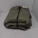 EVERGRACE Quilt Set Quilt 1pc 108x96 In Sham 2pc 20x36 In Dark Green