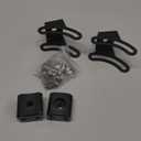 Off Road Light Bar Bracket Mounting Base Bracket2 Set Black Adjustable LED Light Bar Slide Mount Bracket Mounting Base Bracket for Off Road Vehicle Automotive Exterior