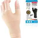 Neo-G Wrist and Thumb Support for Arthritis, Joint Pain, Tendonitis, Sprain - Wrist Brace Wrist Compression Hand Support - L - Beige