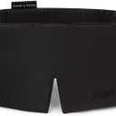 Dore & Rose Deep Sleep Mask for Women and Men - 23 Momme Mulberry Silk Eye Mask for Sleeping and Travel, 100% Blackout, Adjustable Strap, Cooling Soft Black Silk Eyemask Award-Winning Luxury