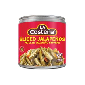 La Costea Sliced Jalapeno Peppers - Pickled Jalapenos - Jalapeno Pepper - Hot Peppers for Mexican Food, Guacamole, Spicy Nacho & Taco Toppings, Enchiladas & Salsa - 7oz, 1 Pack Canned Jalapenos, BBD: 11/29/2026