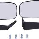 Tractor Side Towing Mirror Kit with Fixed Arm DM2455000 Compatible with John Deere 5000 & 6000 Left Right 5055E 5065E 5075E 5083E 5093E 5101E 5065M 5075M 5085M 6330 6430 6530 6020 6410