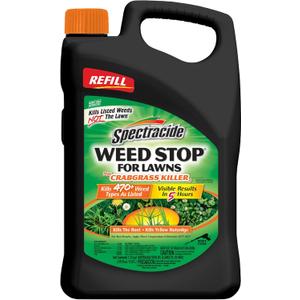Spectracide 1.33 Gallon Weed Stop For Lawns Plus Crabgrass Killer AccuShot Refill