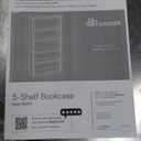 Sauder 5 Tier Book Shelf Wooden Bookcase Multipurpose Bookshelf for Home Office, Living Room, in Jamocha Wood