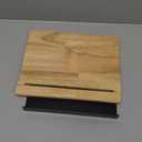 GLEAVI Bathroom Roll Paper Hanging Rack Wood Shelf Punch Toilet Paper Holder for Bathroom Organization Multi-use Storage for Phone and Accessories Modern Design