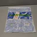 PRETTYGARDEN Womens Rompers for Summer 2025 Beach Vacation Clothes Short Sleeves Floral Jumpsuits Beach Cover Up (Blue, XL)