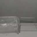 Clear Cabinet Organizer, Shelf Organizer Set of 2 for Kitchen Pantry Organizers and Storage, Display Cabinet Shelf Room Decor Countertop Desk Shelves, Patented Spice Organization for Cabinet