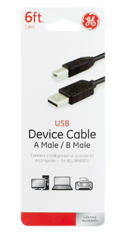 USB Device Cable A Male/ B Male