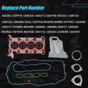 AUCERAMIC HGS360 12709179 Cylinder Head Gasket Set fit 2016-2023 for Chevrolet Cruze Malibu Volt Equinox for Buick Encore for GMC Terrain 1.4L 1.5L DOHC 12687228 12636177 12636384