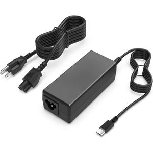 65W USB C Laptop Charger Compatible with Lenovo ThinkPad Yoga Chromebook Fast Power Supply AC Adapter